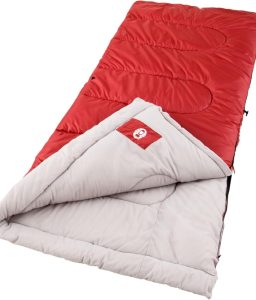 Coleman Palmetto 30⁰F Adult Sleeping Bag, Cool-Weather Sleeping Bag with Snag-Free Zipper & Soft Liner, Machine Washable
