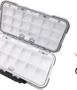 Waterproof Fishing Lure Box Spoon Hooks Baits Storage Tackle Box Containers for Casting Fishing Fly Fishing,Large/Medium/Small Lure Case
