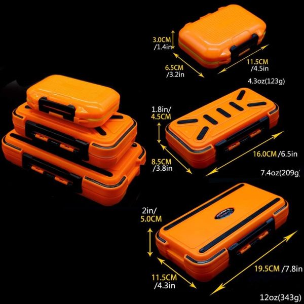 Waterproof Fishing Lure Box Spoon Hooks Baits Storage Tackle Box Containers for Casting Fishing Fly Fishing,Large/Medium/Small Lure Case - Image 3