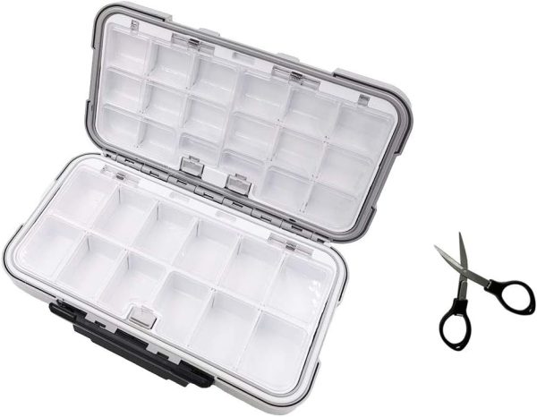 Waterproof Fishing Lure Box Spoon Hooks Baits Storage Tackle Box Containers for Casting Fishing Fly Fishing,Large/Medium/Small Lure Case - Image 5